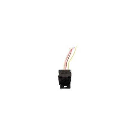 PORTA RELAY 4 PATAS CON BASE 4 CABLES