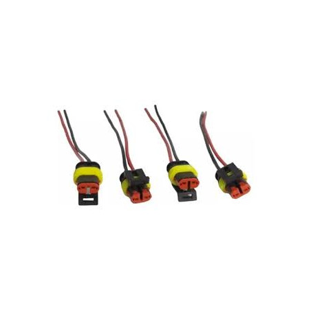 CONECTOR BOBINA PALIO SIENA RETROCESO AVEO CORSA 2 CABLES MD1018C