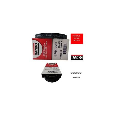 CORREA UNICA 4PK 0920