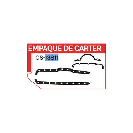 EMPACADURA DE CARTER ENCAVA ANDINA F100 F150 F250 F350 MOTOR 240 300 OS-13811