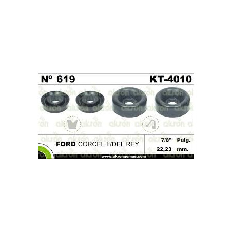 KIT CILINDRO DE FRENO FORD CORCEL II DEL REY 7/8 619 KT-4010