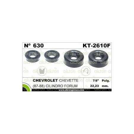 KIT CILINDRO DE FRENO CHEVETTE 87-88 7/8 630 KT-2610F