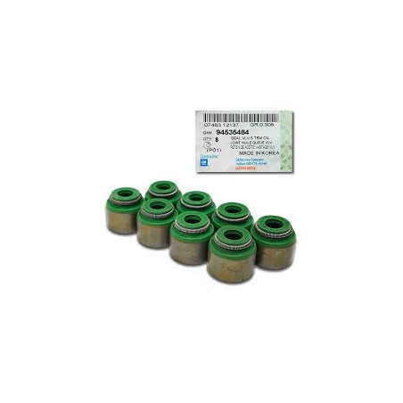 GOMAS DE VALVULA SPARK MATIZ TICO DAMA SWIFT 1.3 GM 94535484 PAQ. 8 UNID