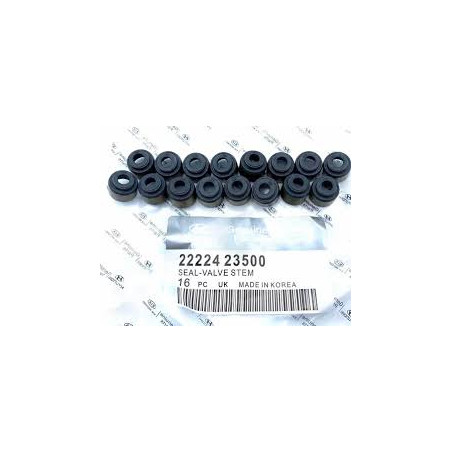 GOMAS DE VALVULA PAQ.16 UNID GETZ ELANTRA TUCSON SANTA FE TIBURON  ATOS SS-8703-16