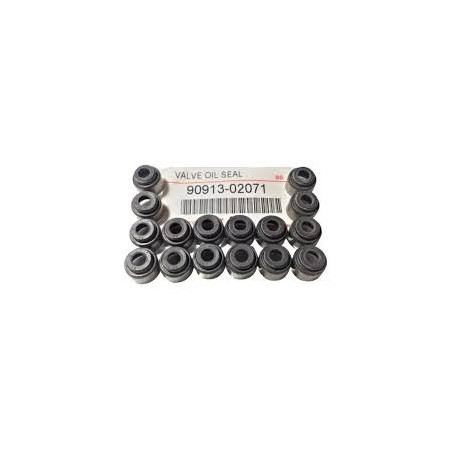 GOMAS DE VALVULA BABY CAMRY COROLLA SAPITO 91-99  PANTALLA 02 FULL INYECCION PAQ. 16 UNID