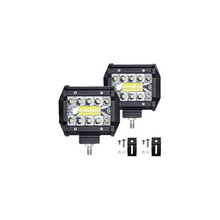 FARO LED 4" 24W 2835 SMD ESTROBO 3 FASES 4REC-0304