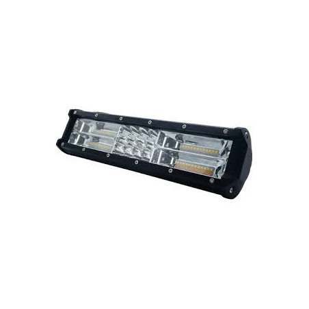 BARRA LED 14,5" AMBAR BLANCO 2 CARAS S-72S