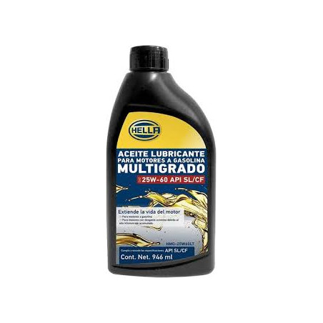 ACEITE MINERAL SL-25W60 HELLA