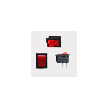 SWITCH TABLERO ROJO 20 A 2 CABLES