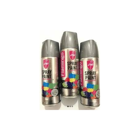 SPRAY GRIS ALTA TEMPERATURA FLAMINGO