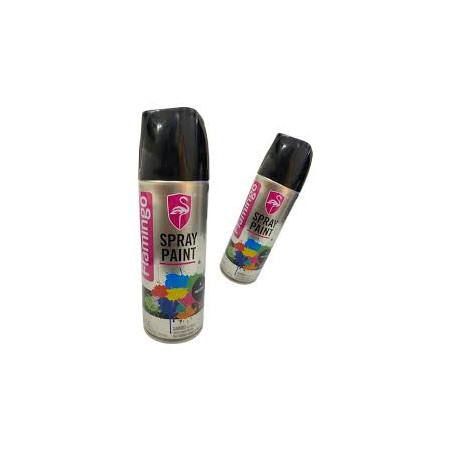 SPRAY NEGRO MATE  FLAMINGO
